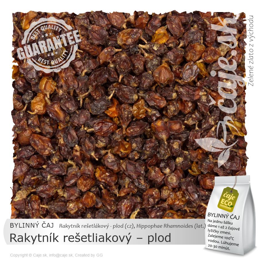 BYLINNÝ ČAJ Rakytník rešetliakový – plod (50g)