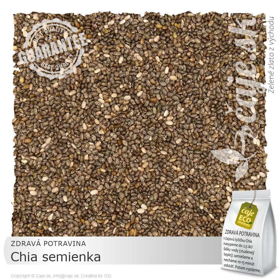 ZDRAVÉ POTRAVINY Chia semienka - Salvia Hispanica (100g)