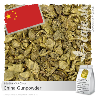 ZELENÝ ČAJ ČÍNA – China Gunpowder (50g)