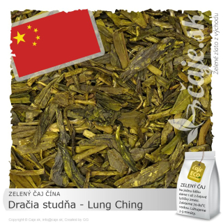 ZELENÝ ČAJ ČÍNA – Dračia studňa – Lung Ching (50g)