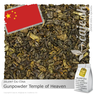 ZELENÝ ČAJ ČÍNA – Gunpowder Temple of Heaven (50g)