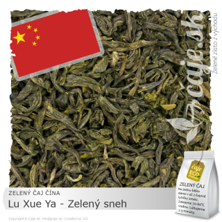 ZELENÝ ČAJ ČÍNA – Lu Xue Ya - Zelený sneh (35g)