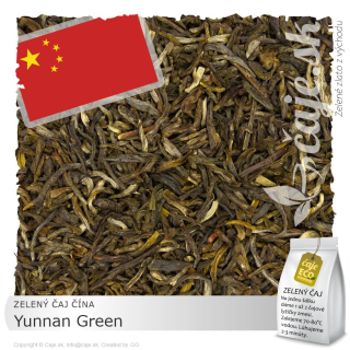 ZELENÝ ČAJ ČÍNA – Yunnan Green (50g)