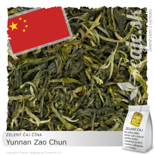 ZELENÝ ČAJ ČÍNA – Yunnan Zao Chun (50g)