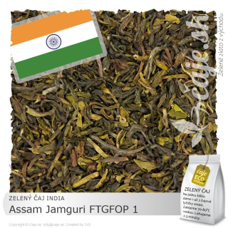 ZELENÝ ČAJ INDIA – Assam Jamguri FTGFOP 1 (50g)