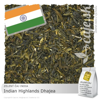 ZELENÝ ČAJ INDIA – Darjeeling Indian Highlands Dhajea (50g)