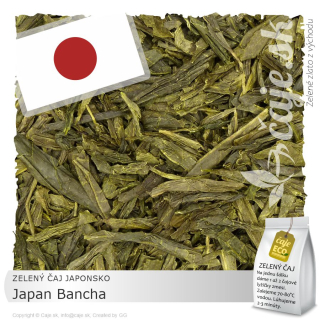 ZELENÝ ČAJ JAPONSKO – Japan Bancha (50g)