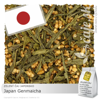 ZELENÝ ČAJ JAPONSKO – Japan Genmaicha (50g)