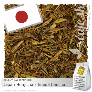 ZELENÝ ČAJ JAPONSKO – Japan Houjicha – hnedá bancha (50g)