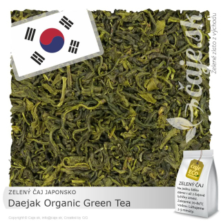 ZELENÝ ČAJ KÓREA – Daejak Organic Green Tea (50g)