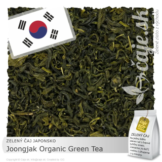 ZELENÝ ČAJ KÓREA – Joongjak Organic Green Tea (50g)