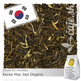 ZELENÝ ČAJ KÓREA – Korea Mao Jian Organic (50g)