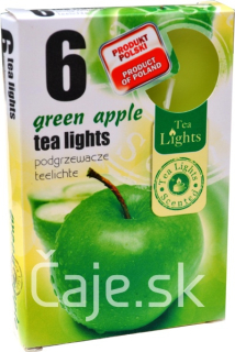 ČAJOVÉ SVIEČKY Zelené jablko (Green Apple) – 6ks